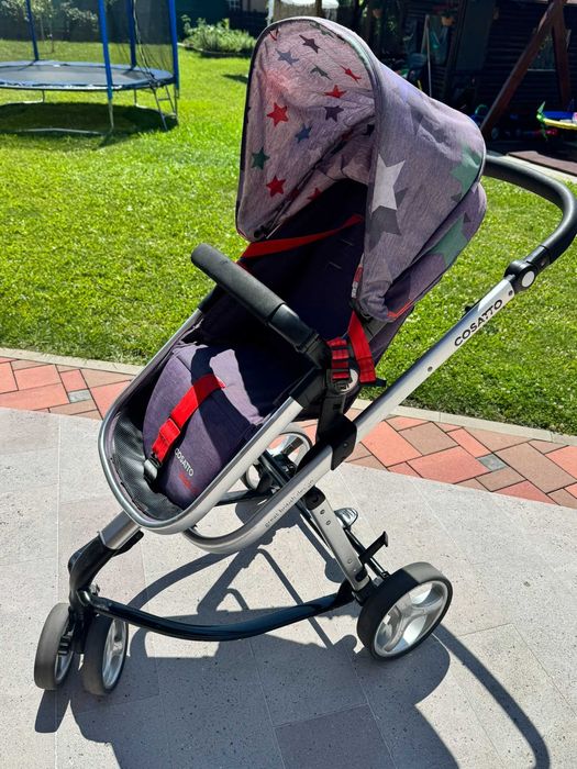 Carucior Cosatto Giggle 2, 3 in 1 Travel System, Grey Megastar