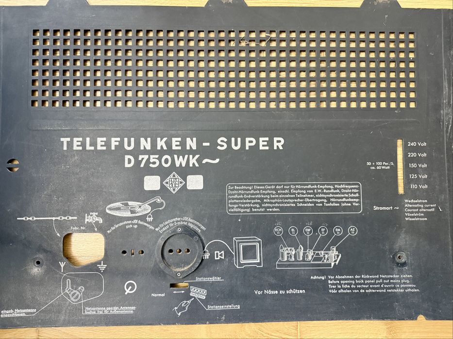 Radio Telefunken Super D750WK