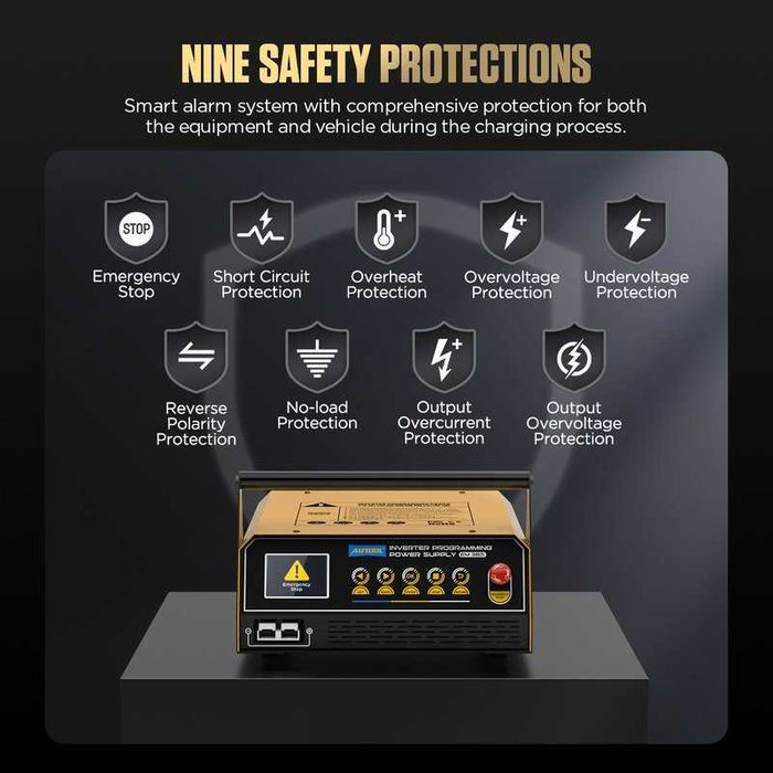 Захранване за програмиране, Jump Starter и Smart зарядно, Autool EM365