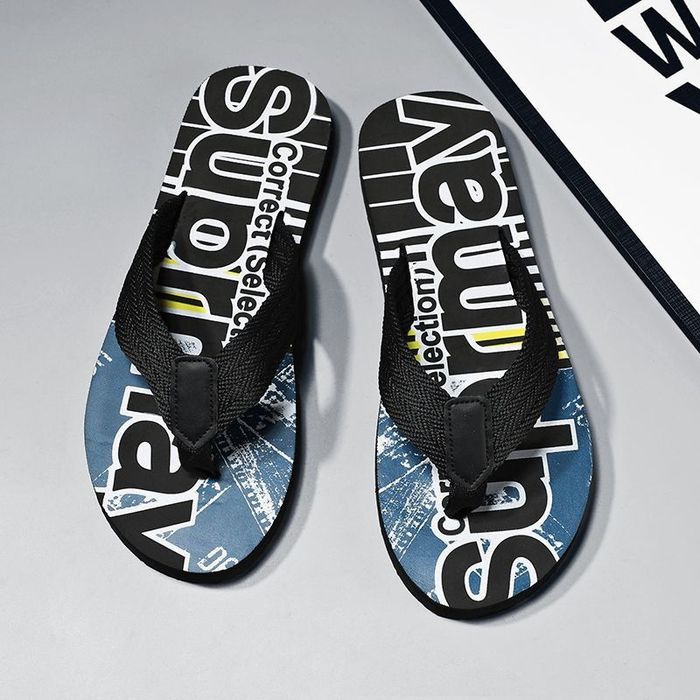 Erkaklar uchun zamonaviyozgi shippaklar, sirpanmaydigan flip-floplar