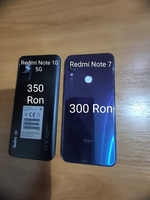 Redmi Note 10 și Note 7