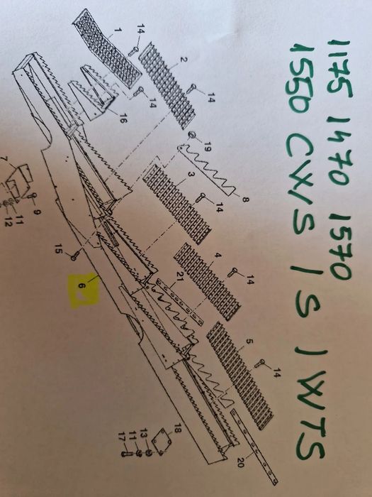 Cai John Deere 1175 1450 1550 WTS CWS S