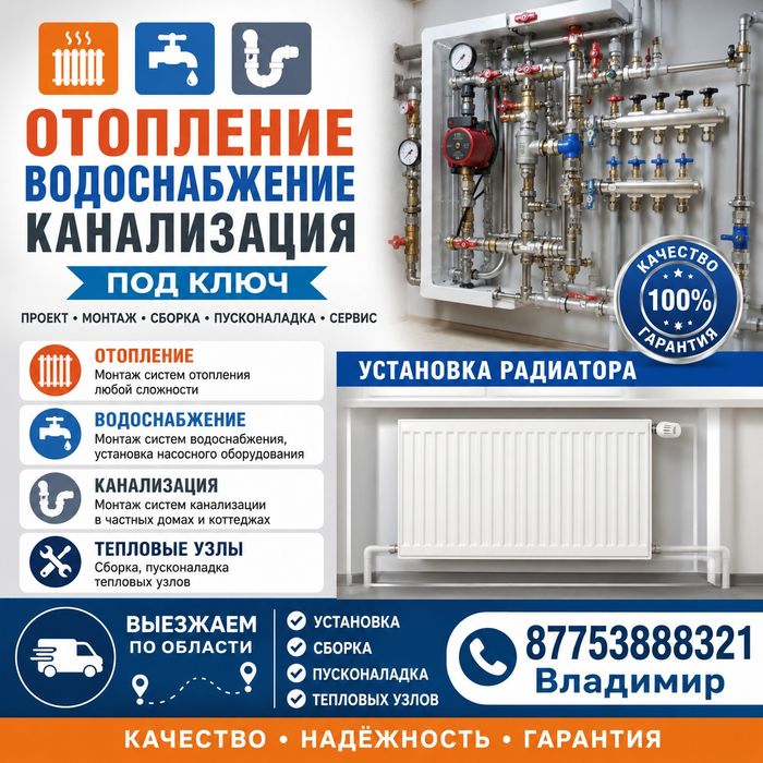 Отопление под ключ теплые полы