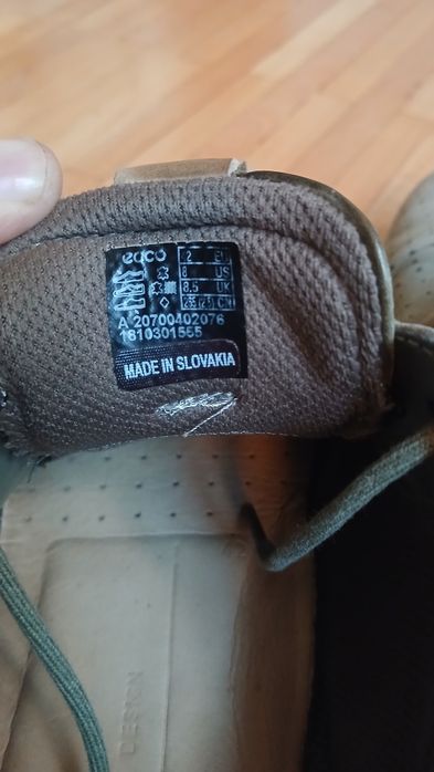 Pantofi Ecco piele
