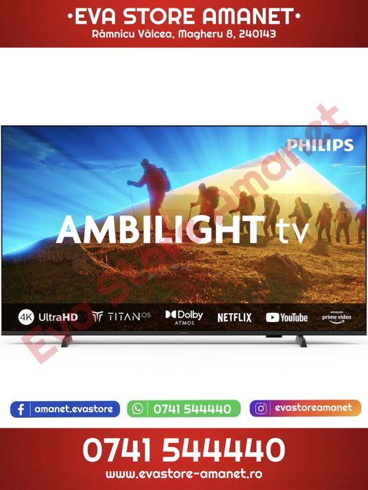 Televizor Philips AMBILIGHT tv LED 108 cm / 43” Smart TV 4K Ultra HD (Model 2025) - NOU