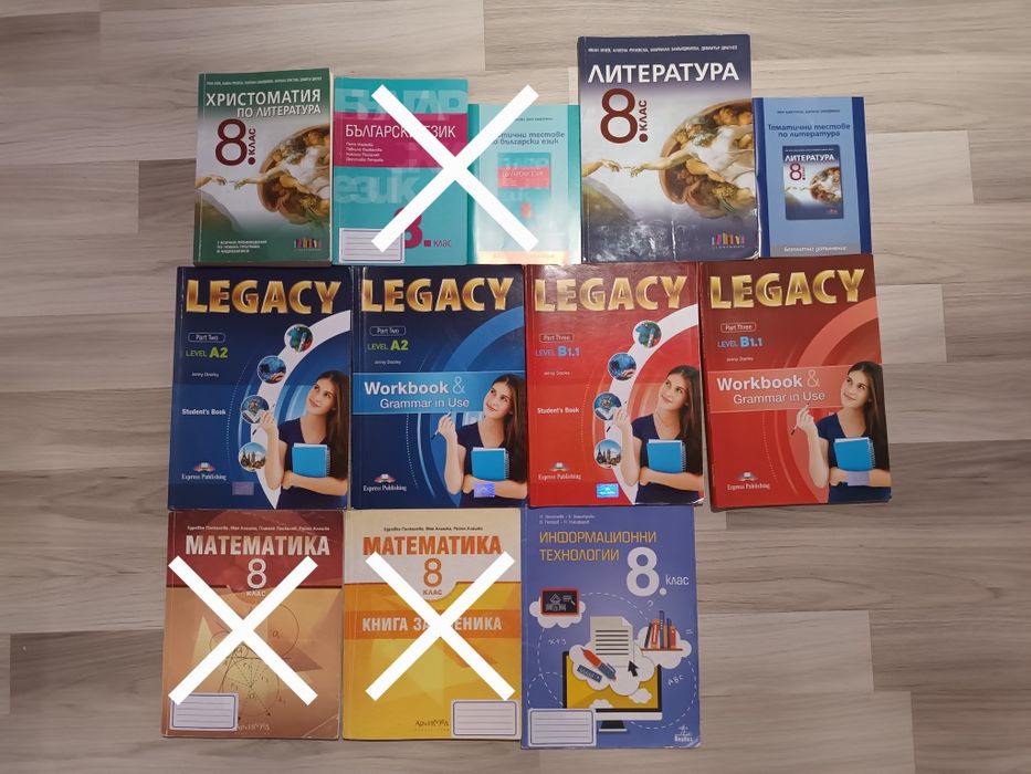 Учебници за 8 клас