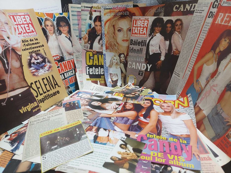 Colectie de articole cu trupa Candy