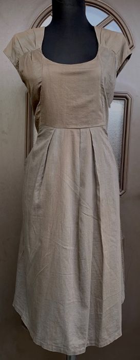 MARNI Rochie Fashion Casual Khaki Degradee Bumbac Original Italia Nr.L