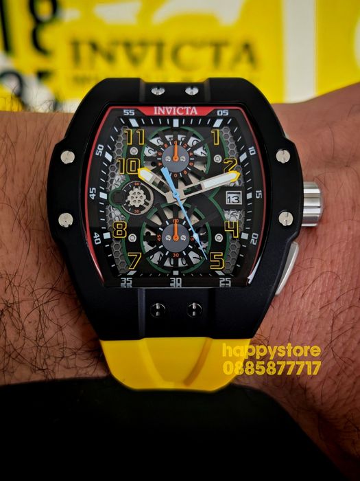 INVICTA Strada Yellow 47 mm, Инвикта нов ръчен часовник