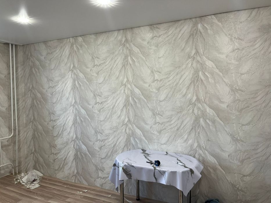 Поклеим обои за рулон 8000