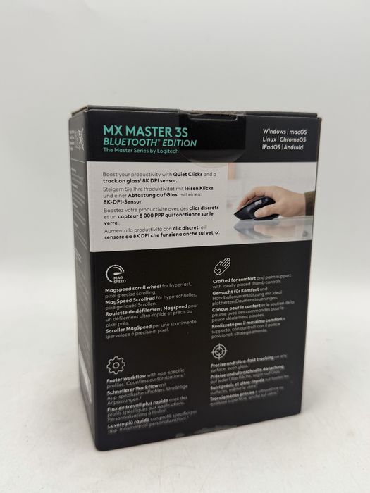 Mouse Wireless Logitech MX Master 3S Bluetooth Edition Sigilat