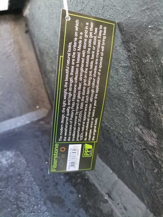 Дизайнерска саксия JUMBO JORT сива