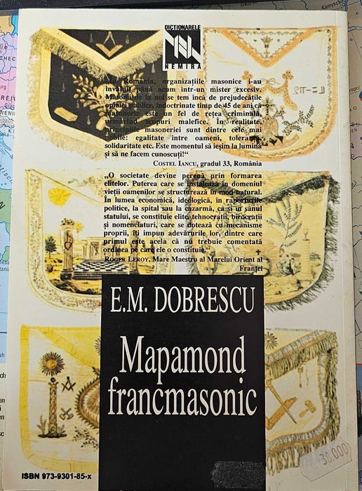Carte Mapamond Francmasonic - Emilian M. Dobrescu, Ed. Nemira 1997