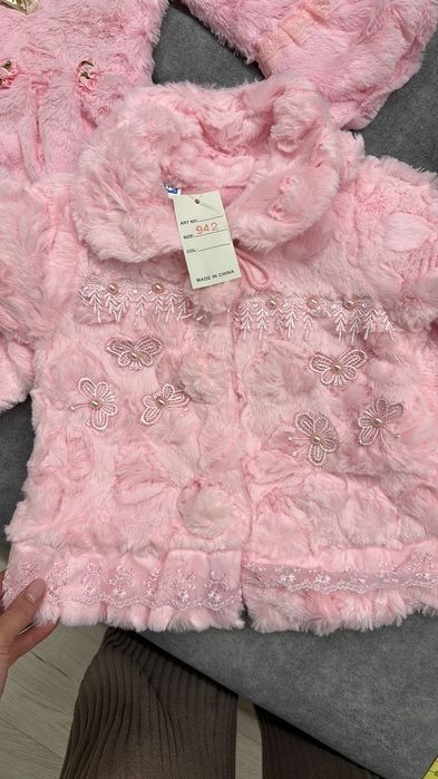 Jachetă blană fete primăvară -toamnă