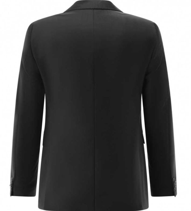 Costum slim 46 S premium Club Of Gents lana respirabila negru