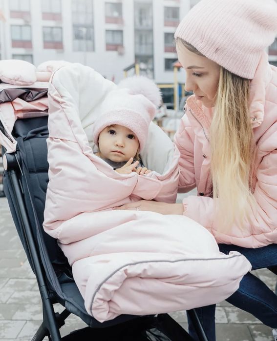 Зимний конверт в коляску