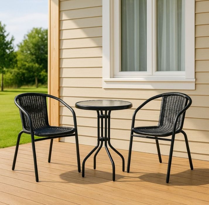 Грдински Комплект Триместна Люлка + Маса и 2 Стола ISSABEL