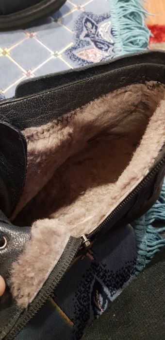 Ботинки замшевые