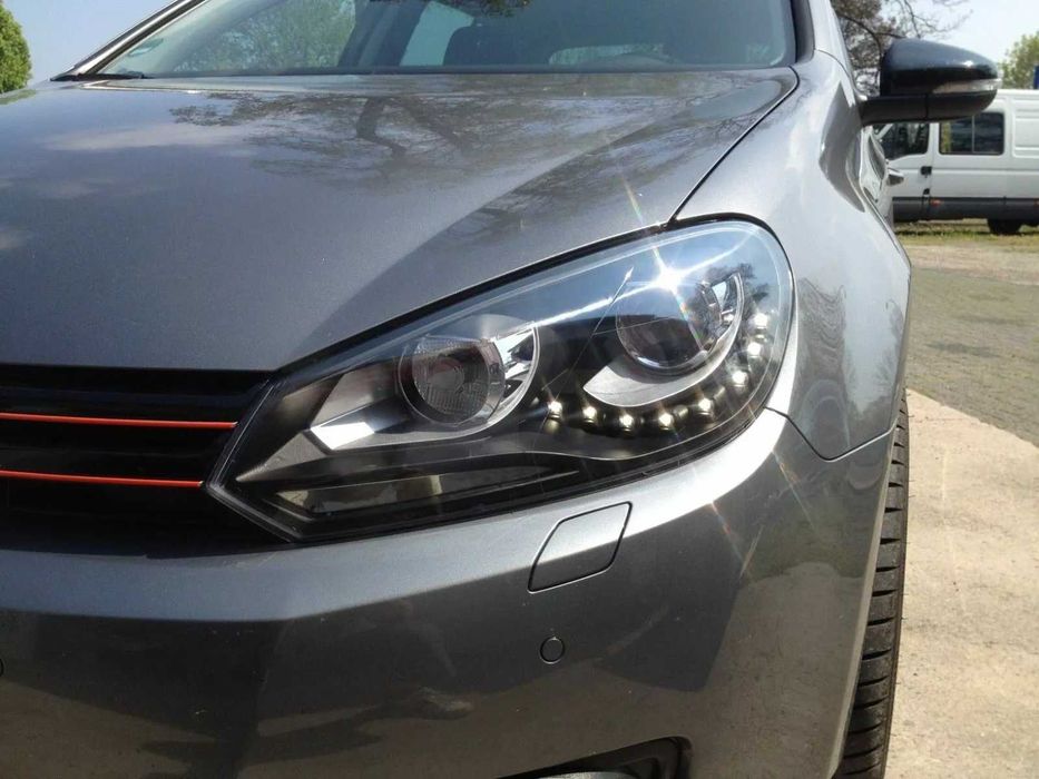Фарове VW Голф 6 ЛЕД Тъмни Опушени Golf 6 LED тунинг дневни светлини