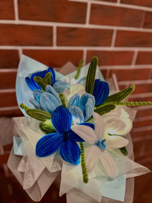 Букети от плюшени телчета