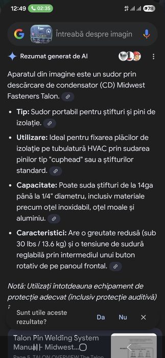 Aparat de sudura in puncte Talon