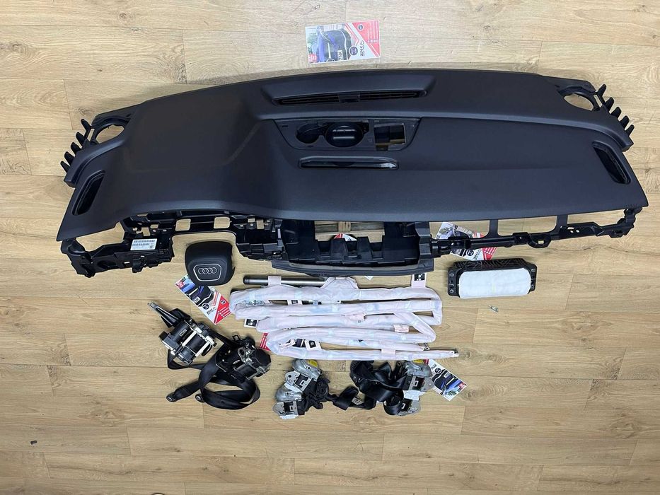 Audi Q7 4M - plansa bord - kit airbag volan pasager cortine - centuri