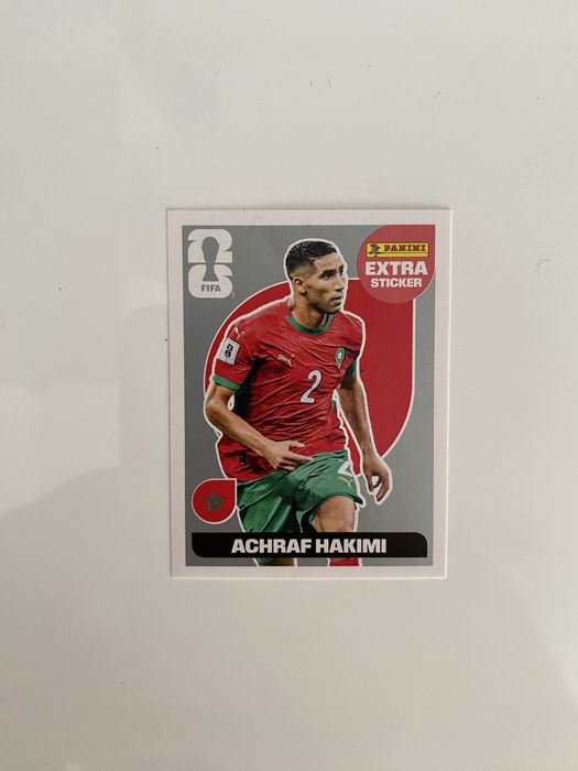 Extra sticker Achraf Hakimi silver