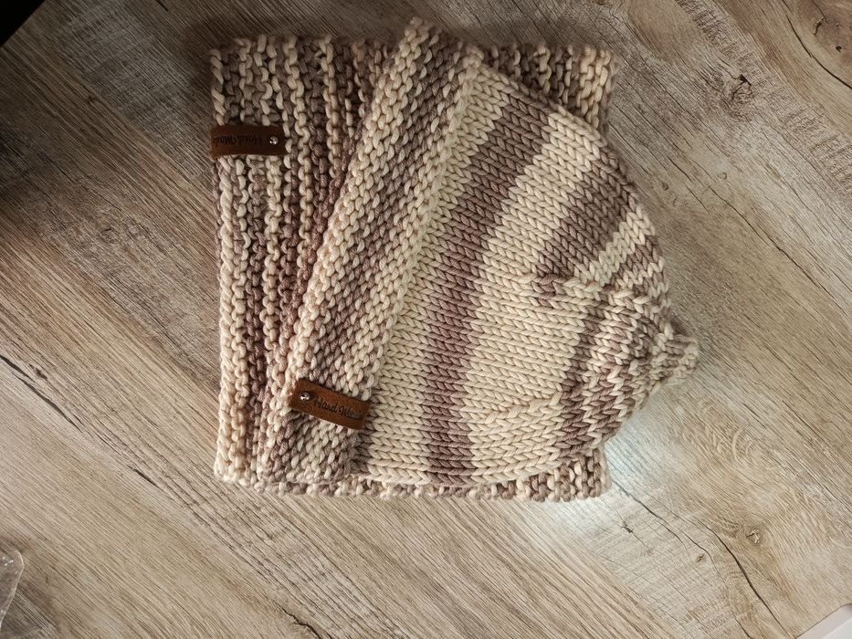 Комплект шапка-пипка + снуд.