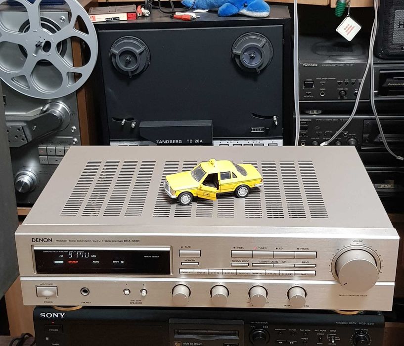 Amplificator Audio Statie Stereo Vintage DENON DRA355R SILVER