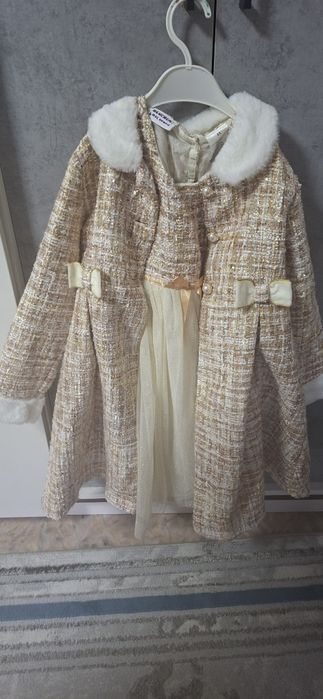 Продам  платье плюс пальто