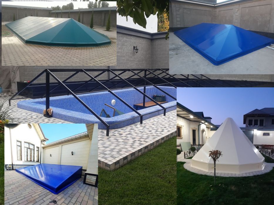 Бассейн  банер  навес тентларни нолдан  установка  киламиз