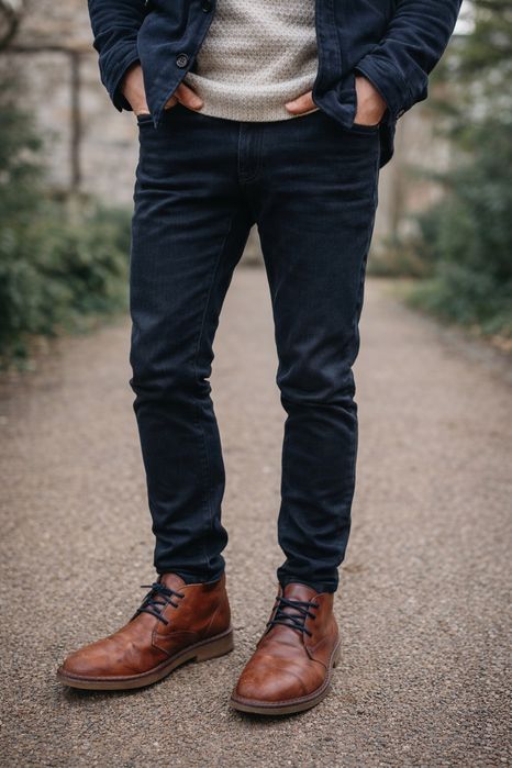 Ghete din piele maro Carlo Pazolini evenimente oraș munca plimbare.