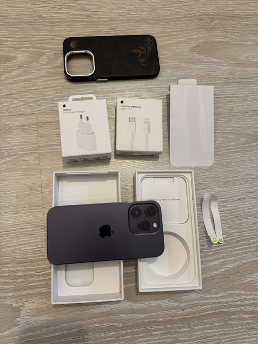 iPhone 14 Pro 256Гб, фиолет, 87%, идеал