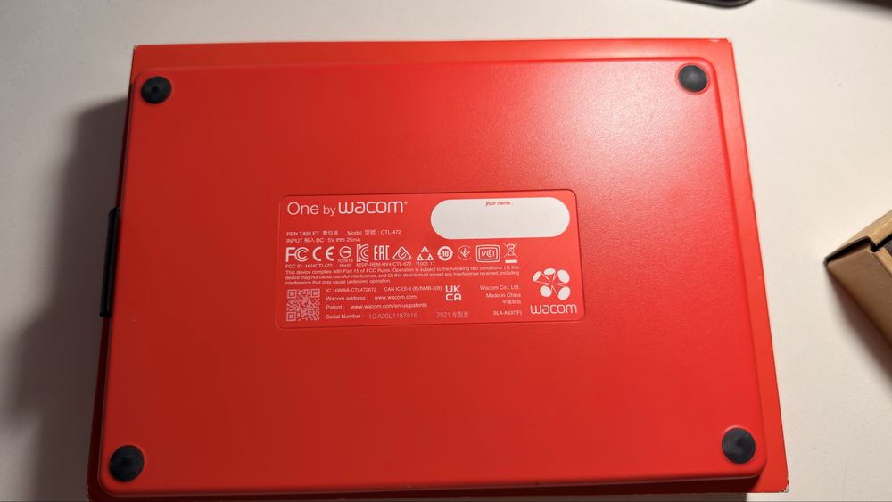 Графический планшет Wacom (s размер)