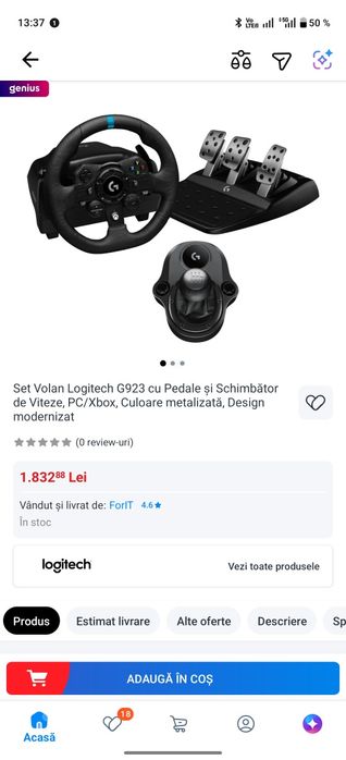 Volan Logitech G29 aproape nou!