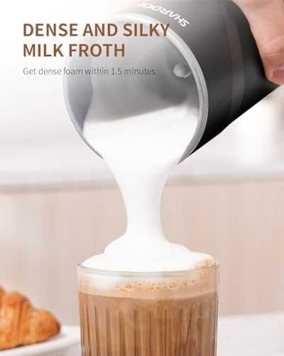 Електрически уред за разпенване на мляко 4 в 1 – Топла и студена пяна