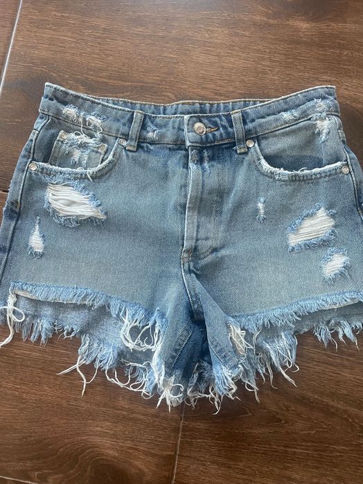 Дамски къси дънкови панталони