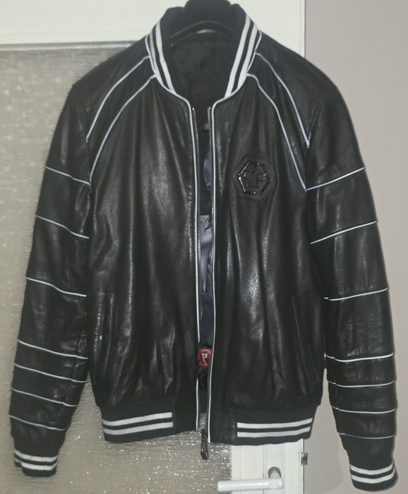 PHILIPP PLEIN-Мъжко Кожено Яке.