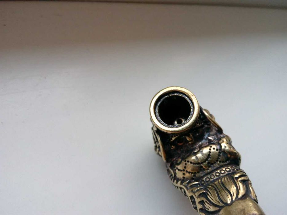 курительная трубка бронзовая (№48)