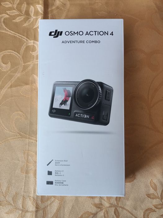 Vând DJI Osmo Action 4 Adventure Combo + Kit 53+1 accesorii + cutie