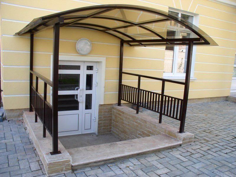 Козырёк  крыльцо навес