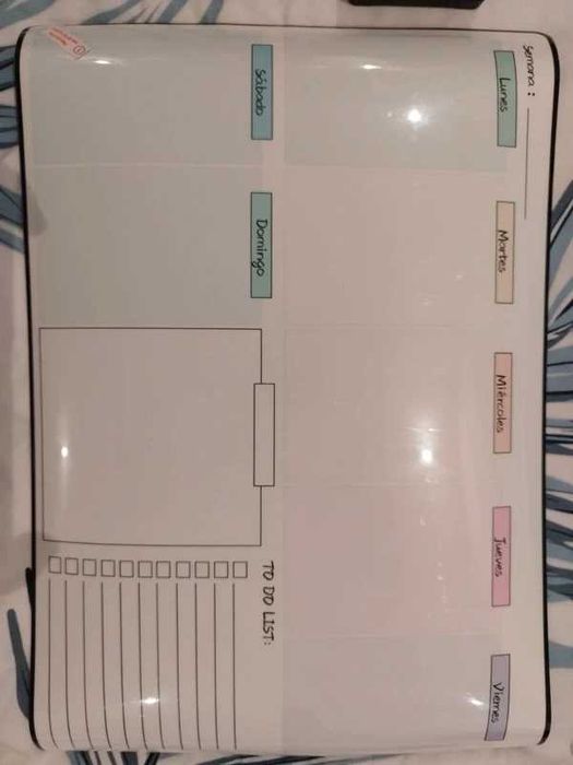 Planificator săptămânal magnetic McCorl, tablă pentru frigider