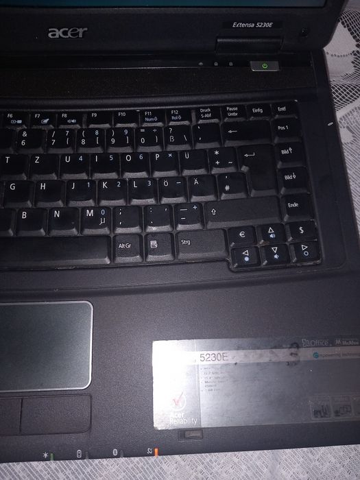 Laptop Extensa 5230E