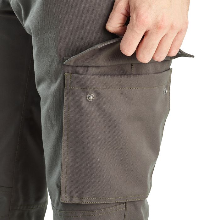 Pantalon Impermeabil Călduros 500 Verde - produs resigilat Decathlon