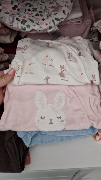 2 salopete fetita C&A, 62cm