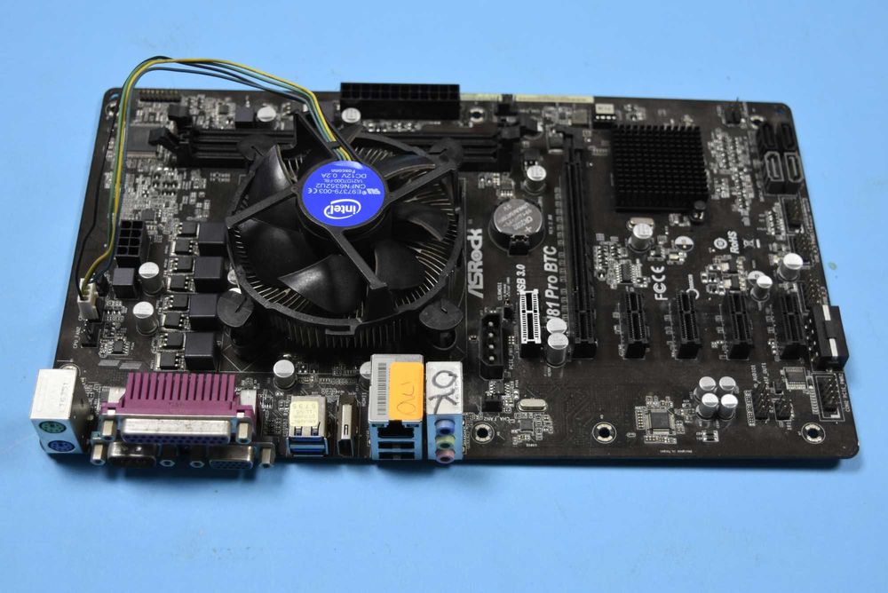 Asrock H81 Pro BTC + CPU Xeon E3-1231 V3 1150 socket - I7 analog 4770