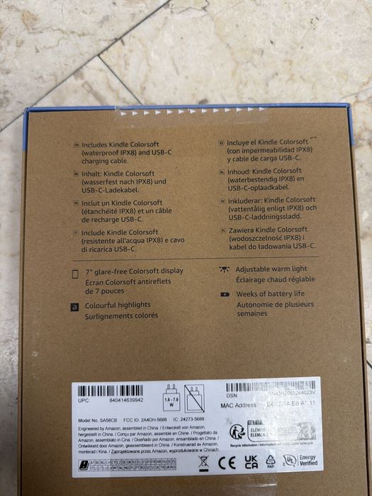 Amazon Kindle colorsoft 16gb black nou sigilat