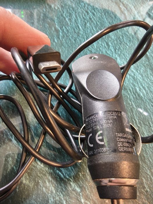 Încărcător auto 5v, mini-usb