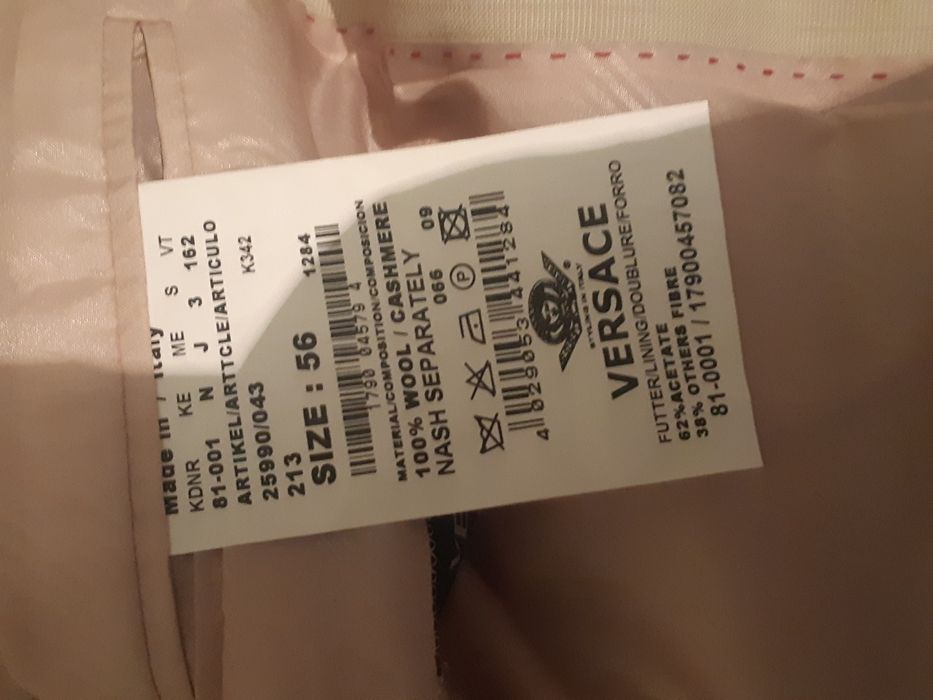 Costum Versace Original marimea 56