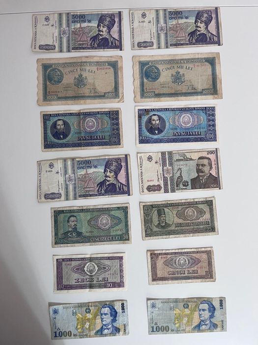 Bancnote romanesti autentice